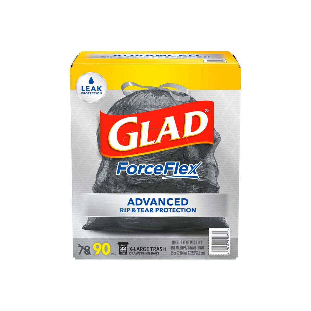 Glad ForceFlex 13-Gallon Kitchen Trash Bags, Gain Lavender Scent and  Febreze, 120 Bags - Walmart.com