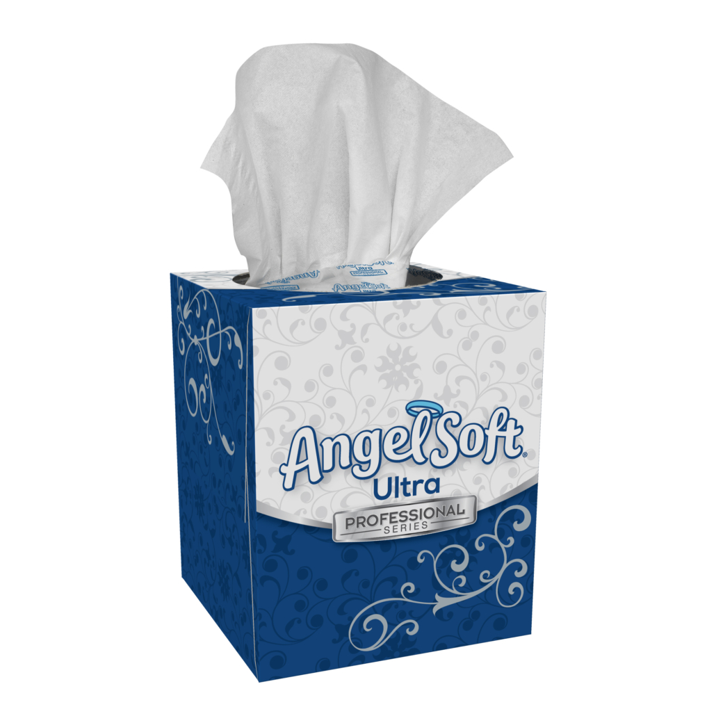 Angel Soft Ultra Facial Tissue 96 Sheets Cube