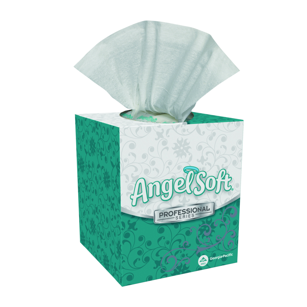 Angel Soft Pro Facial Tissue Cube Box/ 96 sheets