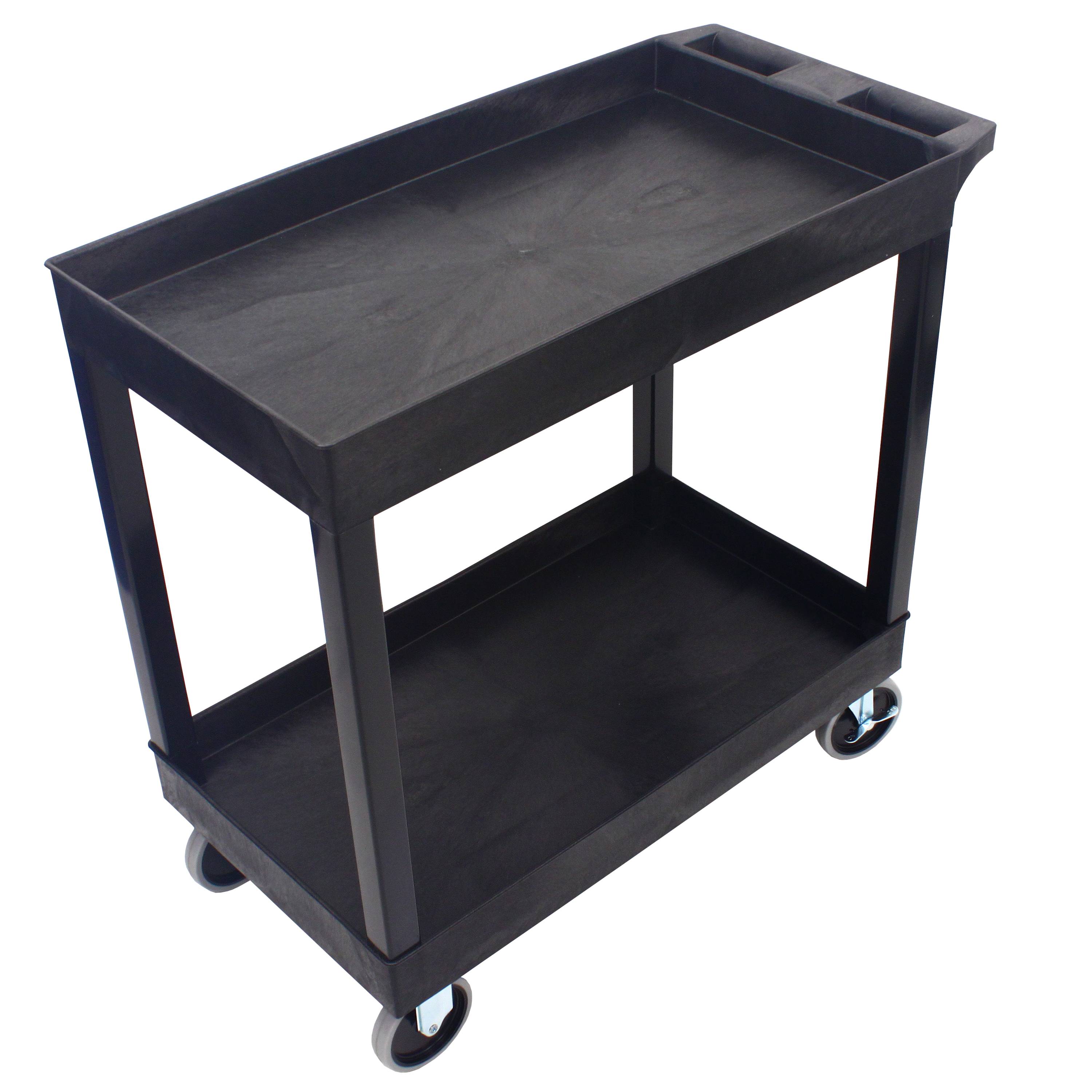 Small 2 Shelf Utility Cart, 23 in.