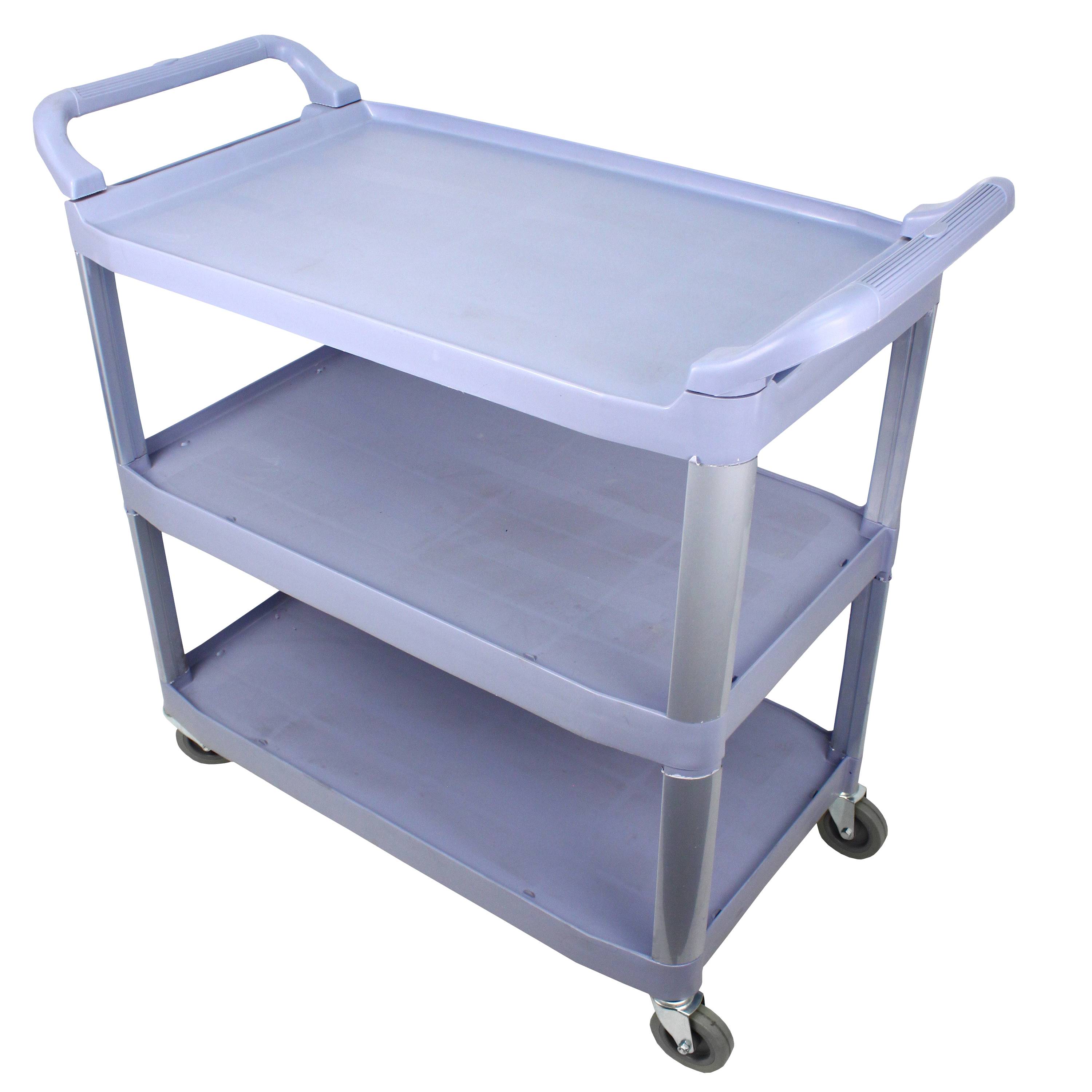 Large 3 Shelf Bussing Cart