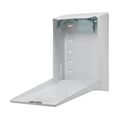 C-Fold Multifold Paper Towel Dispenser/ White Metal