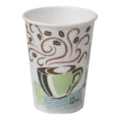 Dixie Perfectouch 8 OZ Insulated Hot Cups/ White