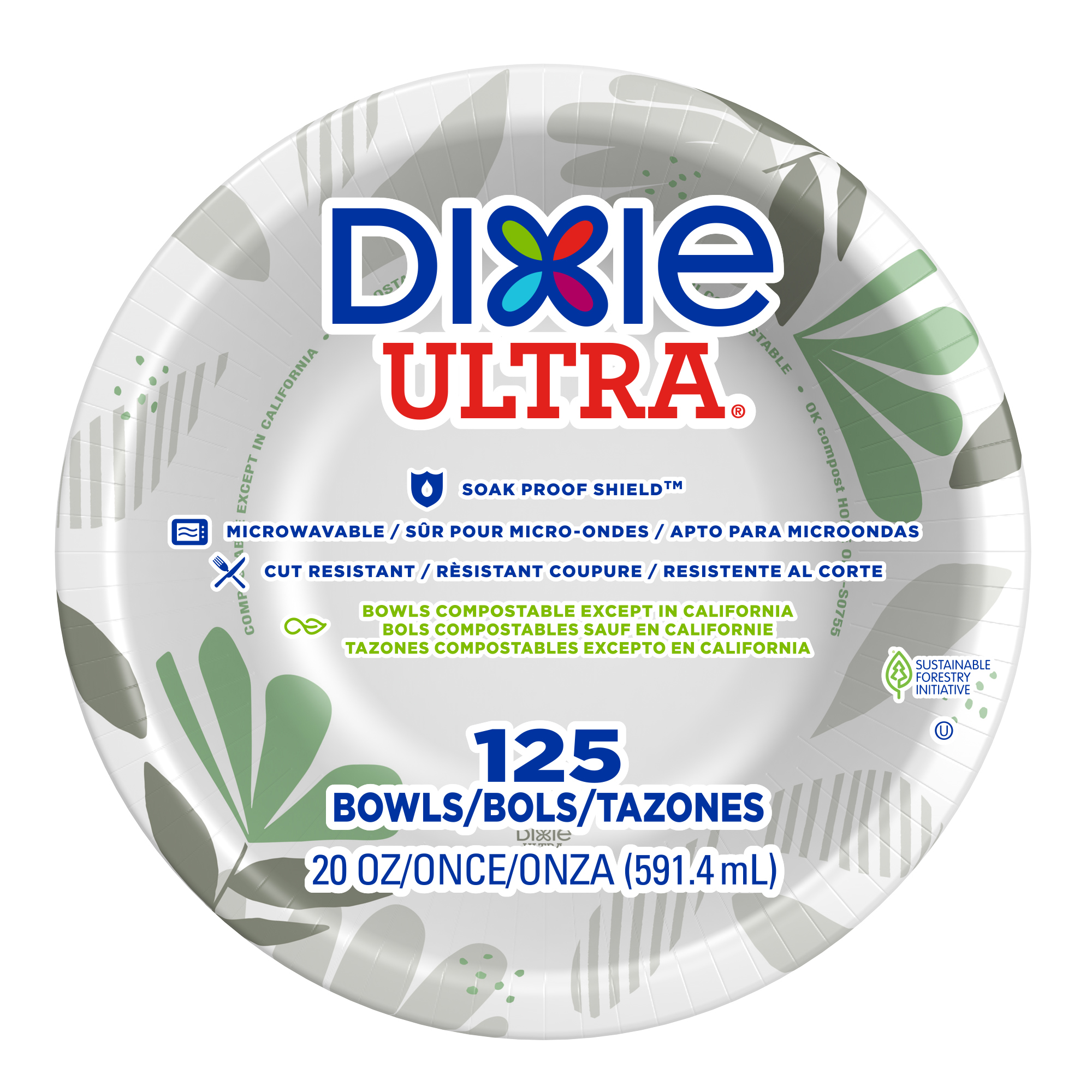 Dixie Ultra 20 oz Heavy Weight Paper Bowls