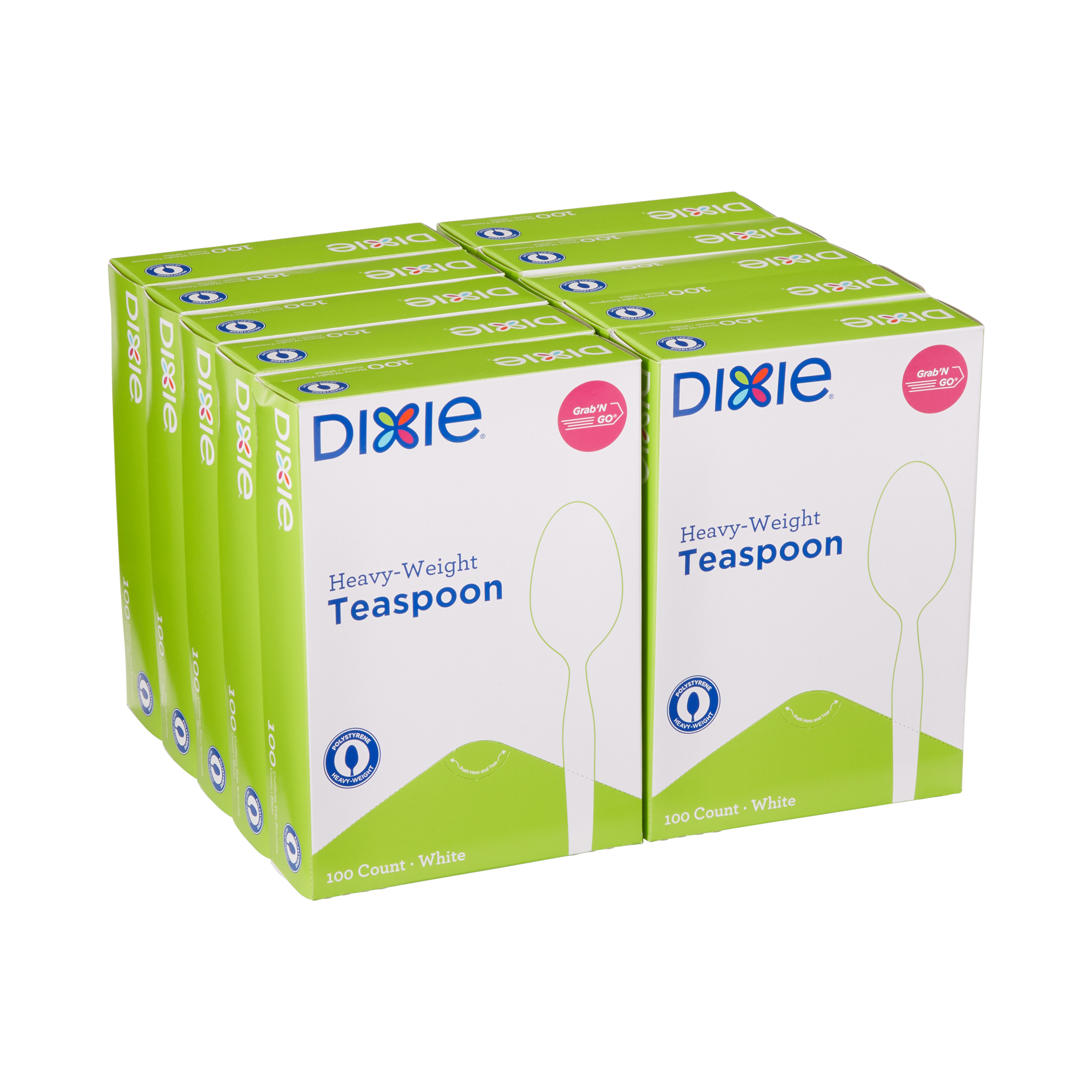 Dixie Heavy Weight Disposable Spoons/white