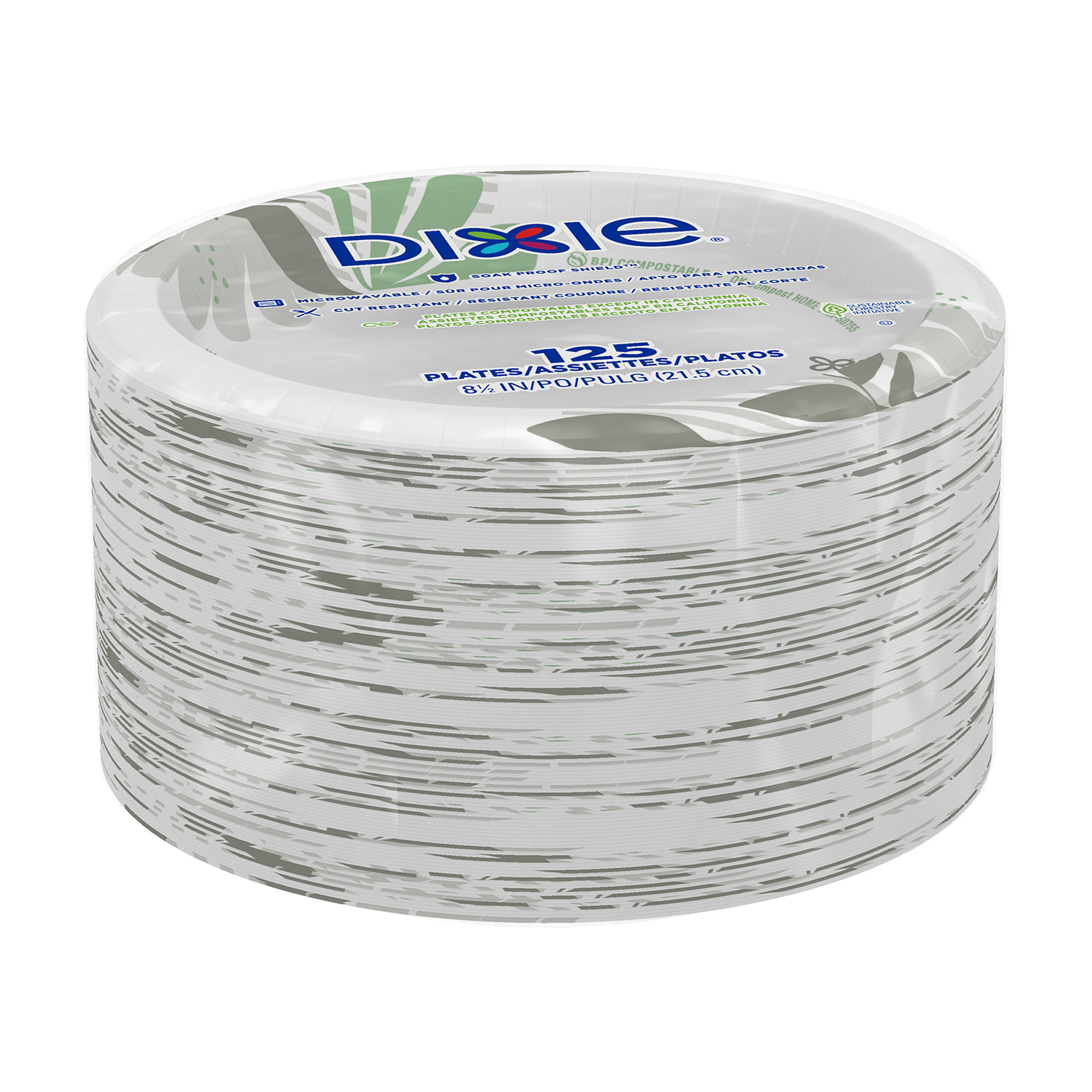 Dixie 8.5" Medium Weight Paper Plates
